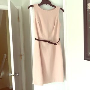Limited Pink Sheath Dress with belt